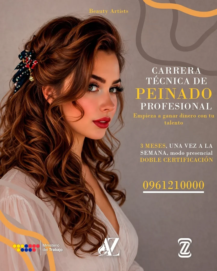 Curso profesional de peinado en Quito